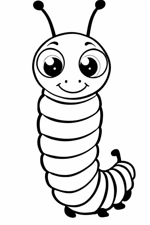 Caterpillar Coloring Page 27 for Kids