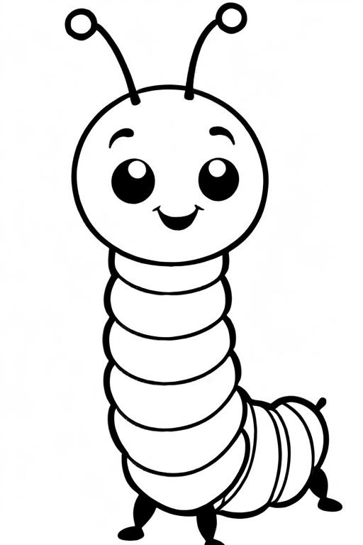 Caterpillar Coloring Page 31 for Kids