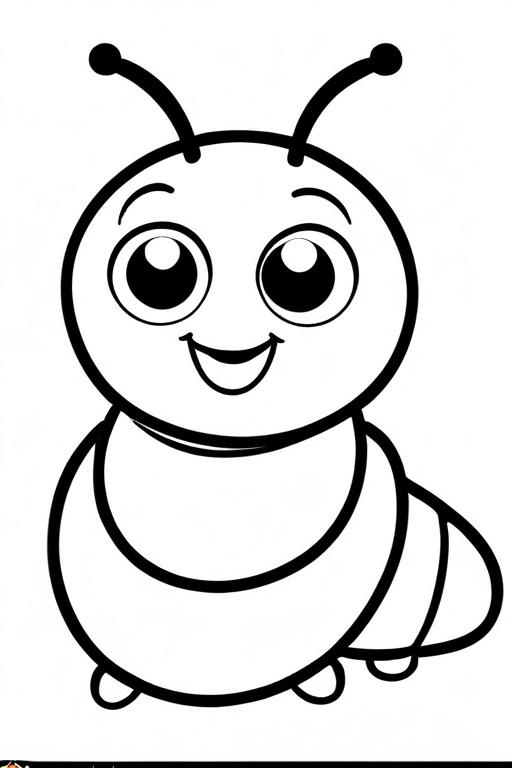 Caterpillar Coloring Page 49 for Kids