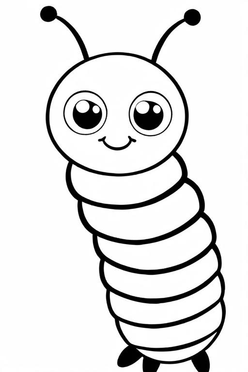 Caterpillar Coloring Page 78 for Kids