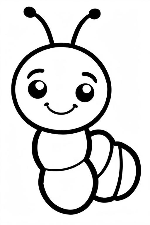 Caterpillar Coloring Page 87 for Kids