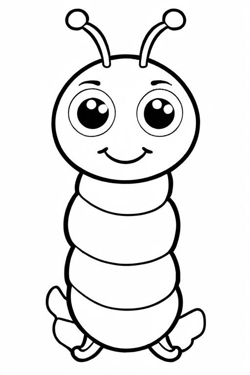 Caterpillar Coloring Page 94 for Kids