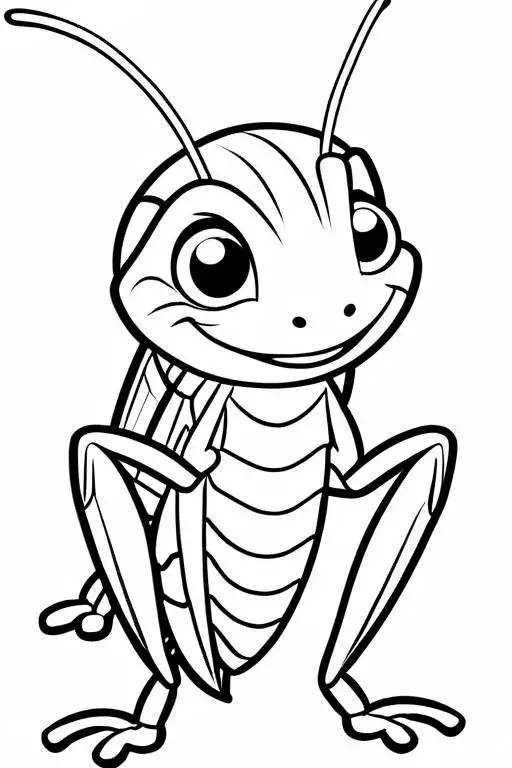 Cricket Coloring Page 11 for Kids