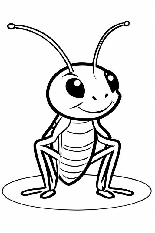 Cricket Coloring Page 13 for Kids