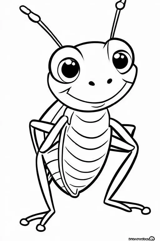 Cricket Coloring Page 14 for Kids