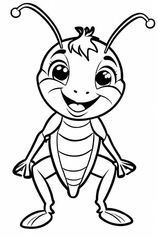 Cricket Coloring Page 15 for Kids