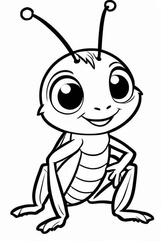 Cricket Coloring Page 17 for Kids