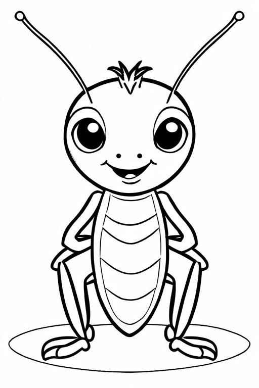 Cricket Coloring Page 18 for Kids