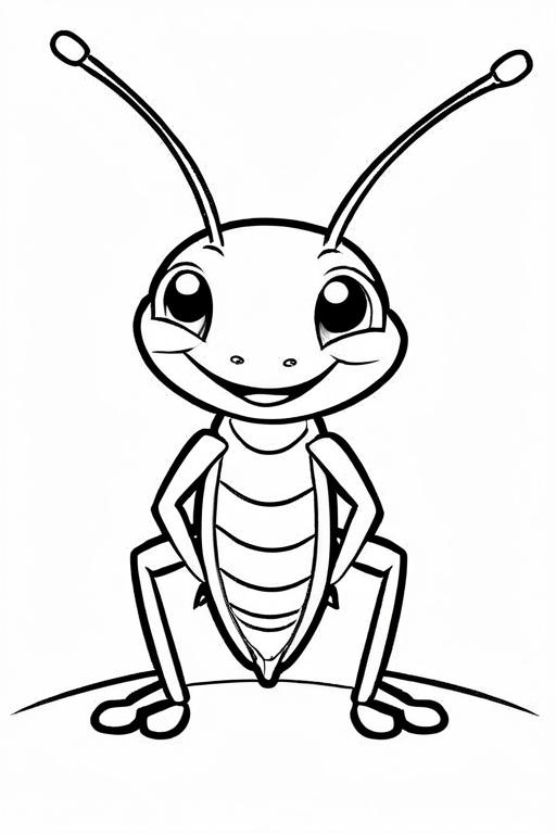 Cricket Coloring Page 19 for Kids