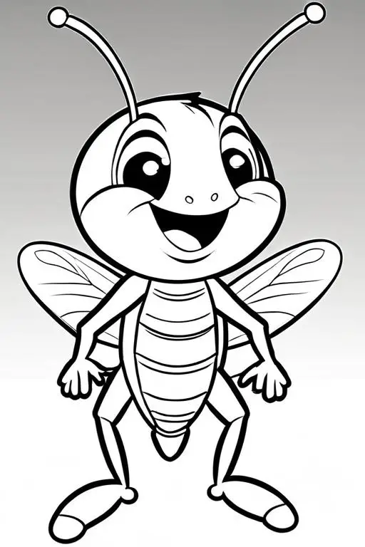 Cricket Coloring Page 29 for Kids