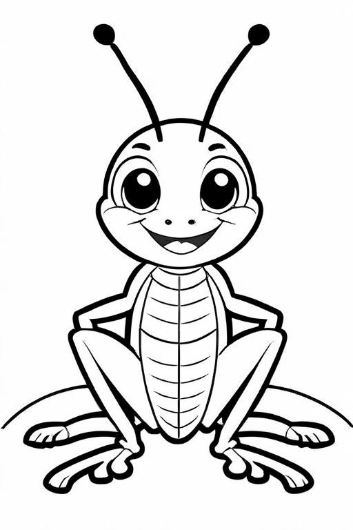 Cricket Coloring Page 30 for Kids