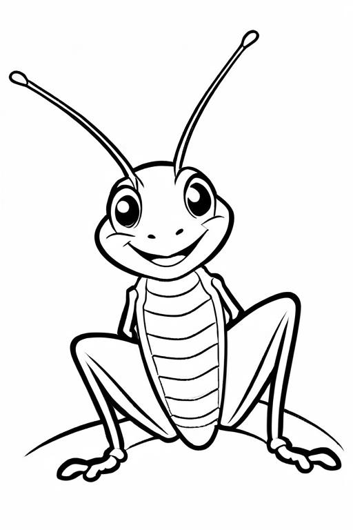 Cricket Coloring Page 32 for Kids