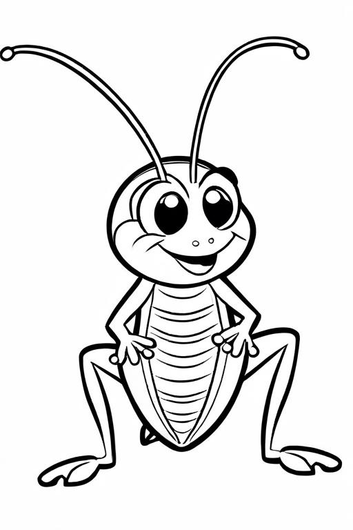 Cricket Coloring Page 33 for Kids