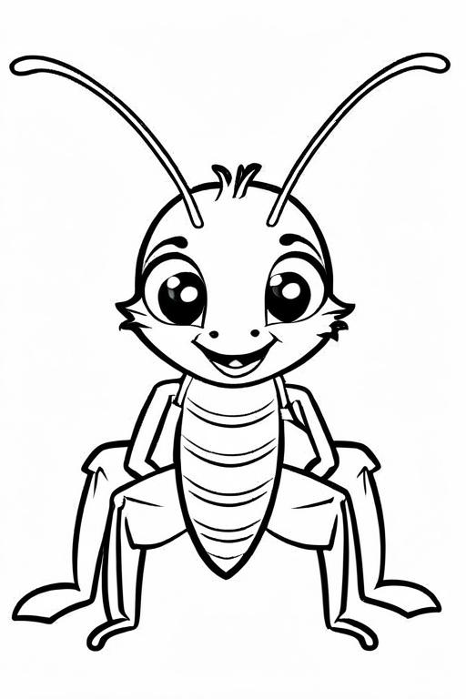 Cricket Coloring Page 35 for Kids