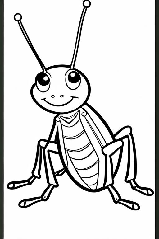 Cricket Coloring Page 37 for Kids