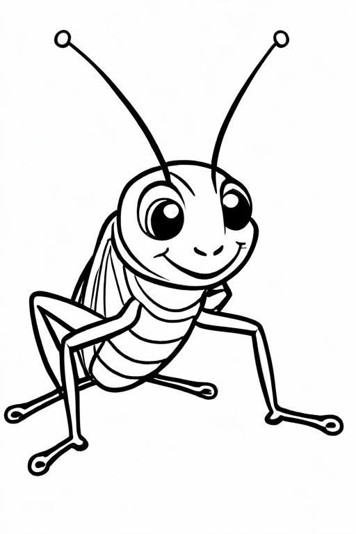 Cricket Coloring Page 38 for Kids