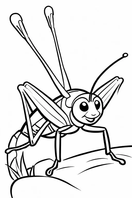 Cricket Coloring Page 41 for Kids