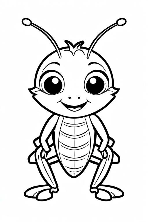 Cricket Coloring Page 42 for Kids