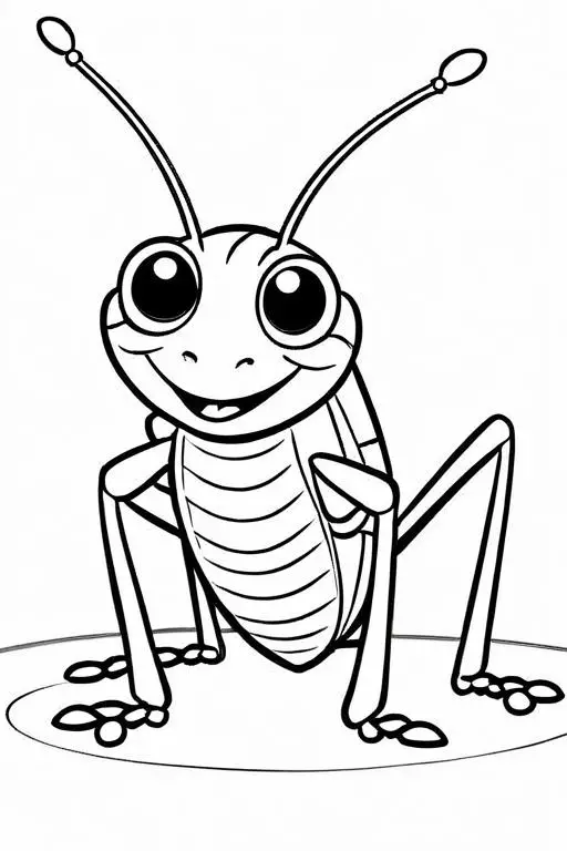 Cricket Coloring Page 47 for Kids