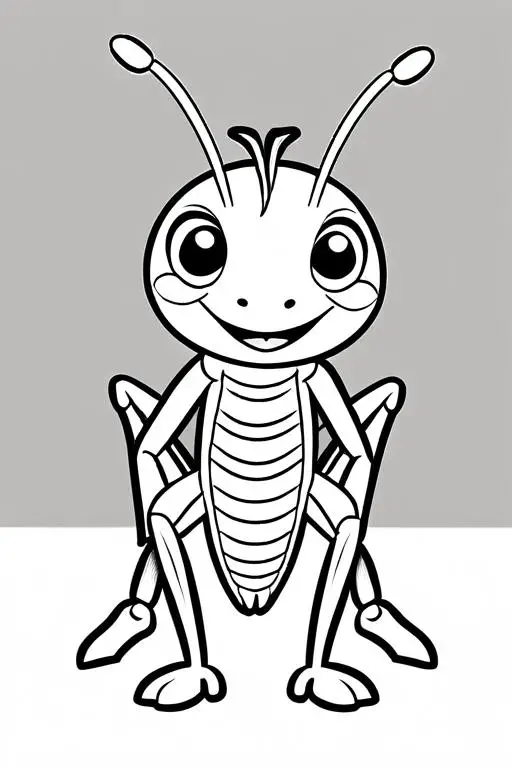 Cricket Coloring Page 48 for Kids