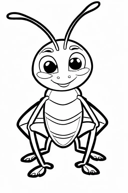 Cricket Coloring Page 50 for Kids