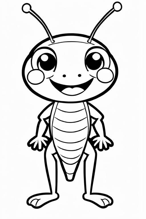 Cricket Coloring Page 51 for Kids