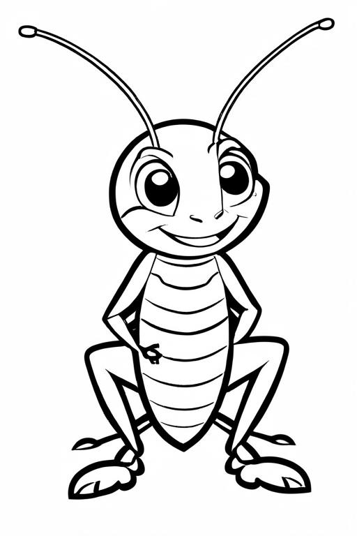 Cricket Coloring Page 53 for Kids