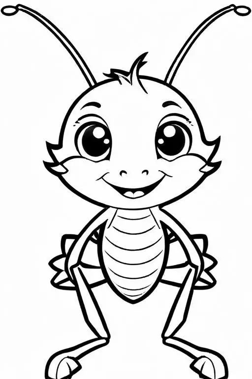 Cricket Coloring Page 57 for Kids