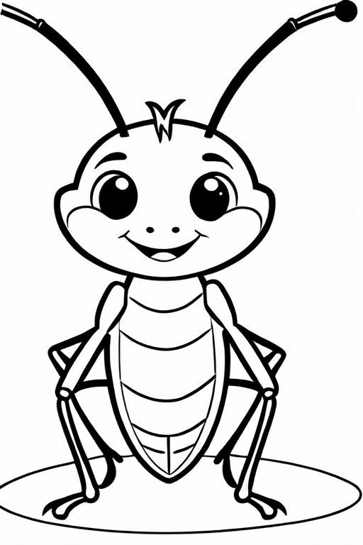 Cricket Coloring Page 59 for Kids