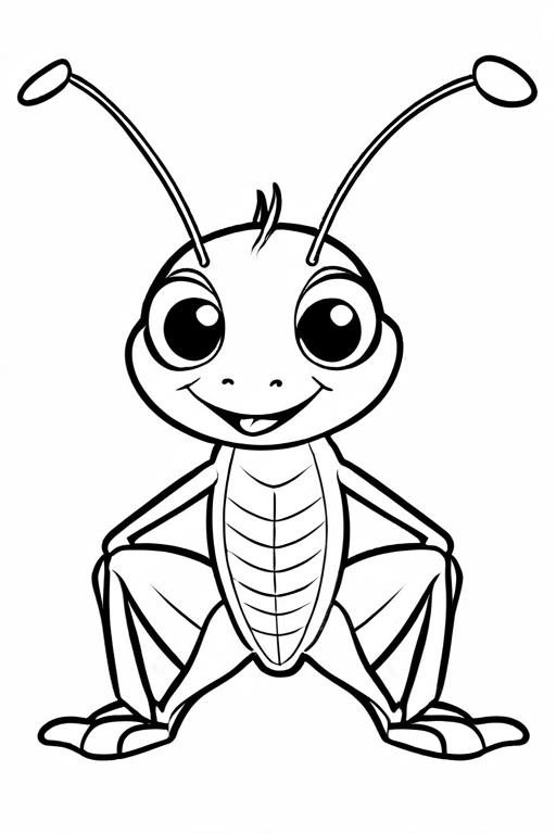 Cricket Coloring Page 61 for Kids