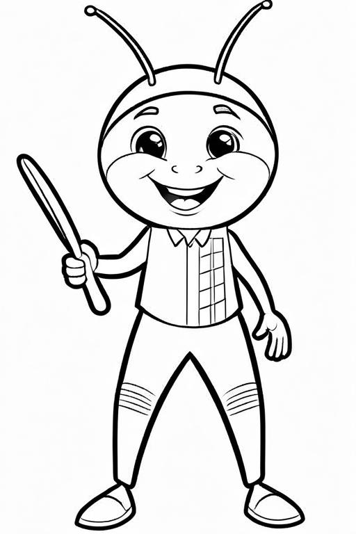 Cricket Coloring Page 70 for Kids