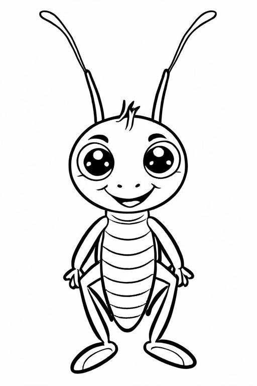 Cricket Coloring Page 71 for Kids