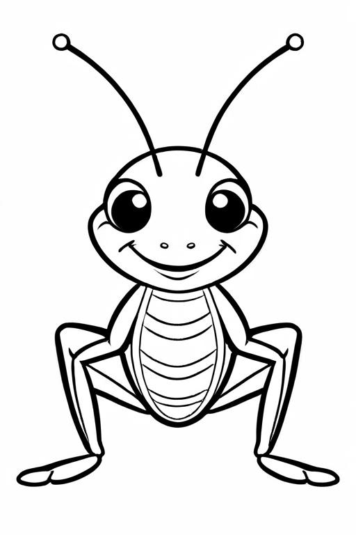 Cricket Coloring Page 77 for Kids