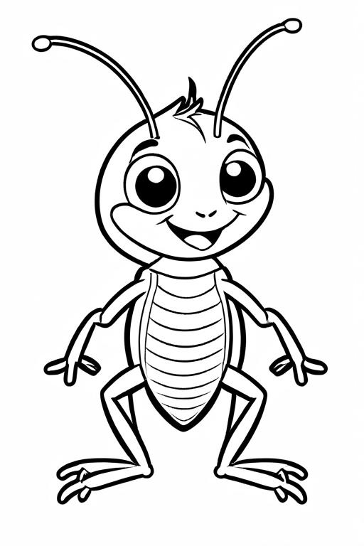 Cricket Coloring Page 78 for Kids