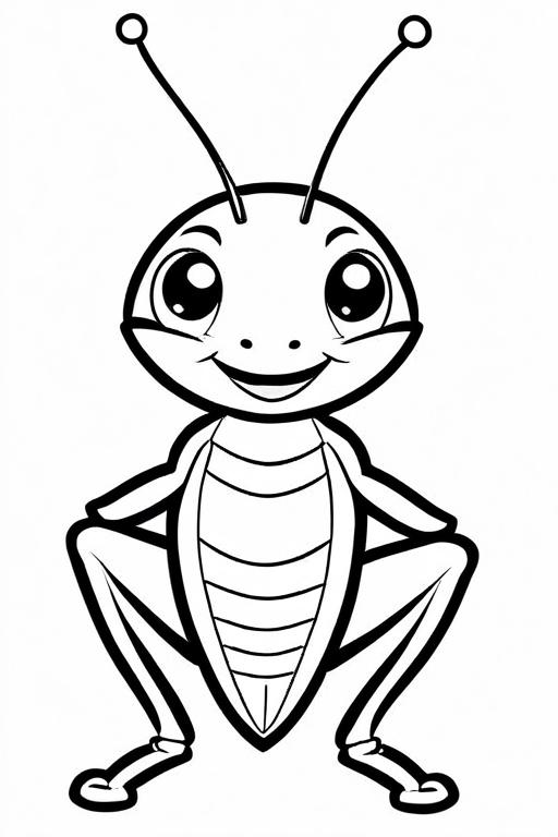 Cricket Coloring Page 79 for Kids