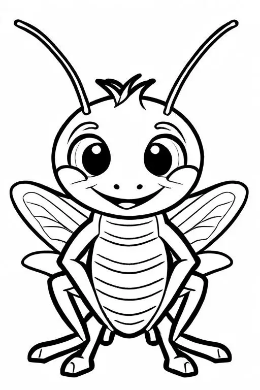 Cricket Coloring Page 81 for Kids