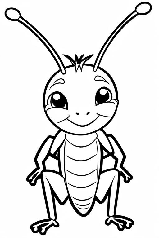 Cricket Coloring Page 88 for Kids