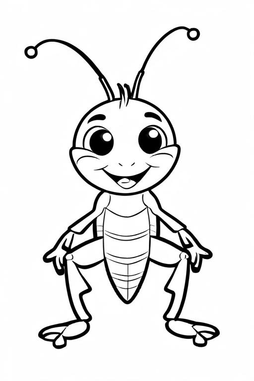 Cricket Coloring Page 89 for Kids