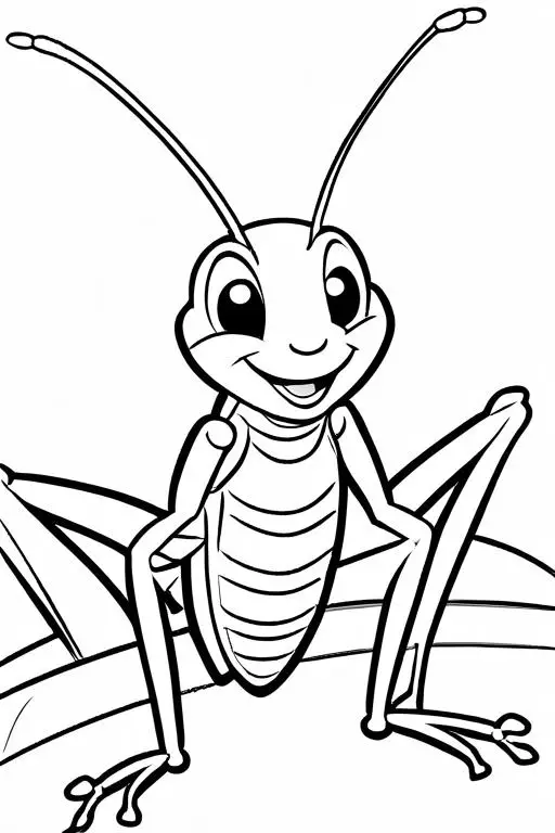 Cricket Coloring Page 91 for Kids