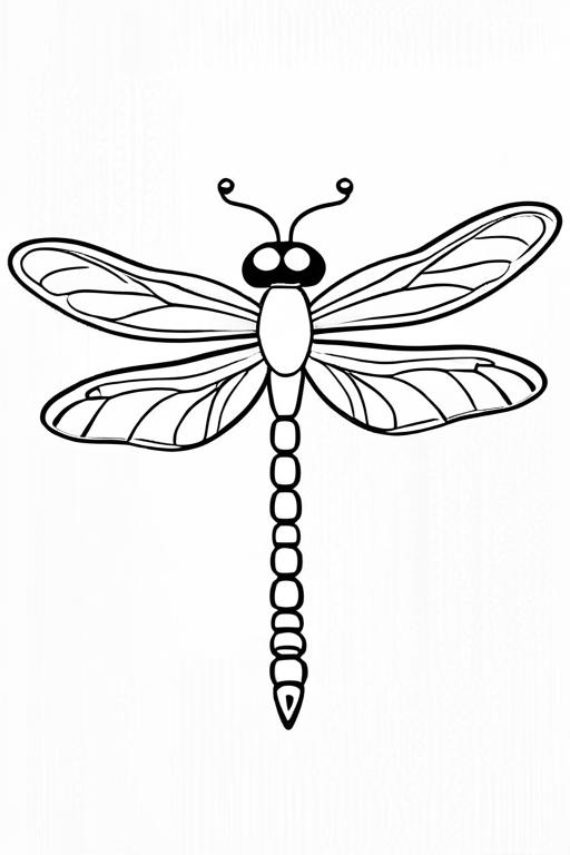 Dragonfly Coloring Page 33 for Kids