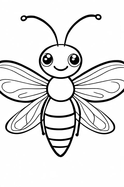 Firefly Coloring Page 15 for Kids