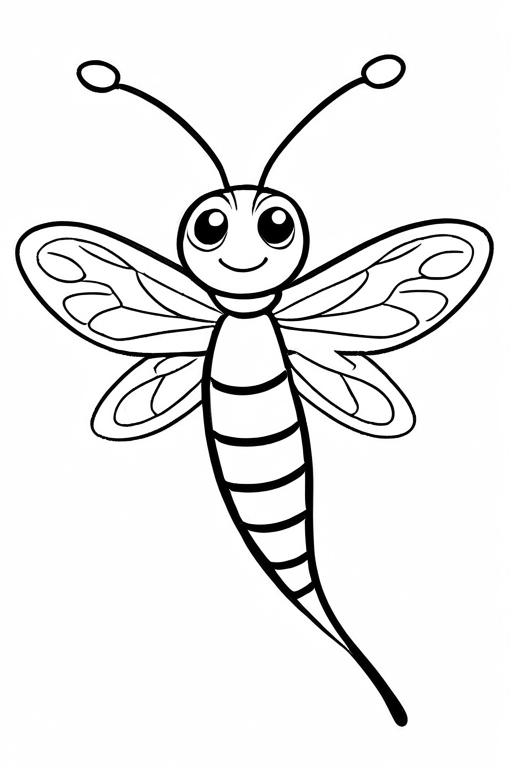 Firefly Coloring Page 16 for Kids