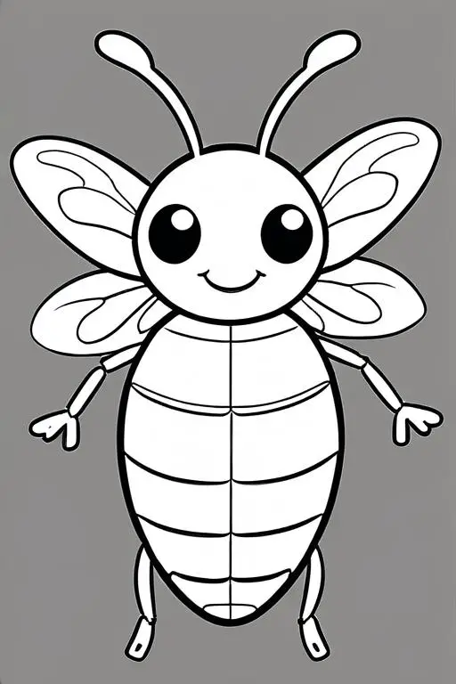 Firefly Coloring Page 19 for Kids