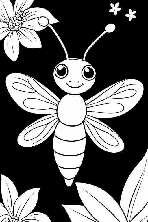 Firefly Coloring Page 21 for Kids