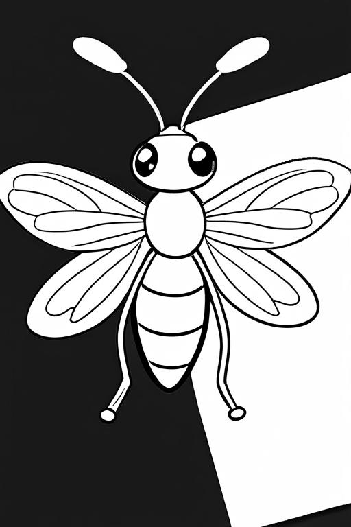 Firefly Coloring Page 26 for Kids