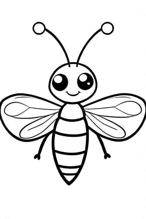 Firefly Coloring Page 30 for Kids