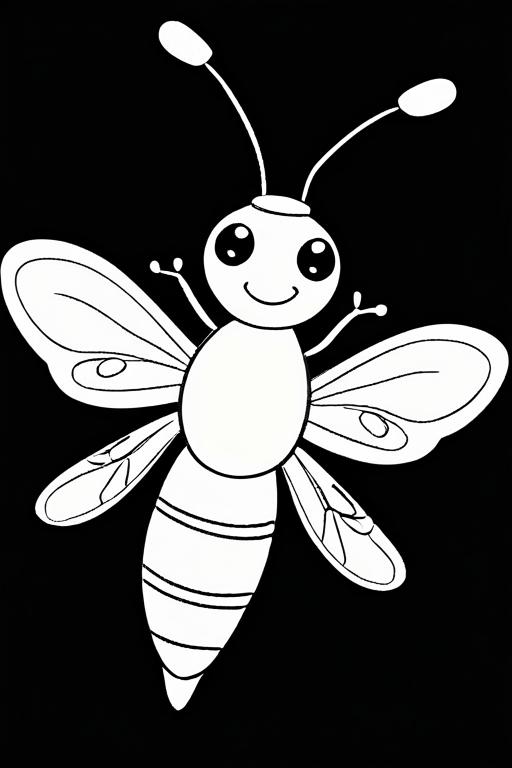 Firefly Coloring Page 32 for Kids