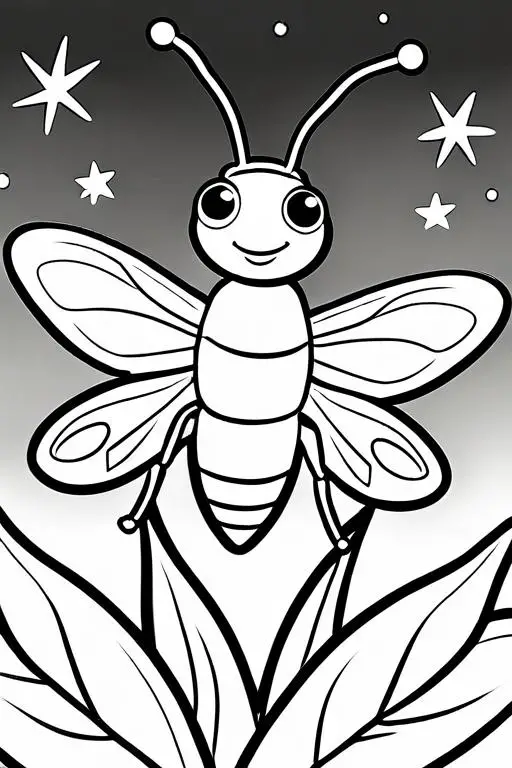 Firefly Coloring Page 47 for Kids