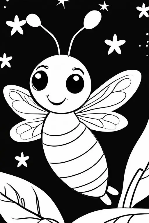 Firefly Coloring Page 53 for Kids