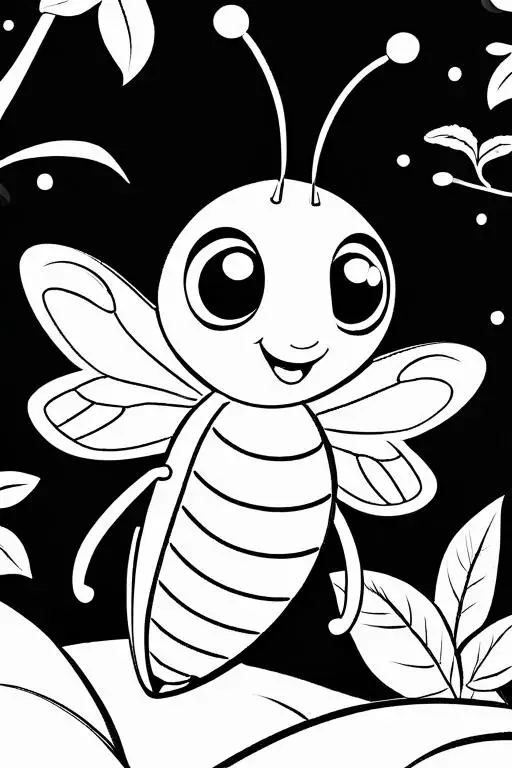 Firefly Coloring Page 54 for Kids